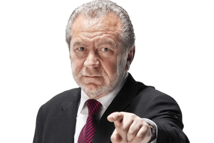 Serious Man Pointing in Suit