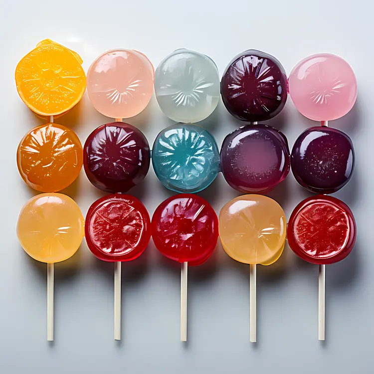 Assorted Colorful Lollipops