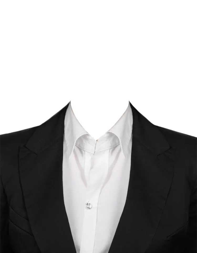 Black Suit with White Shirt