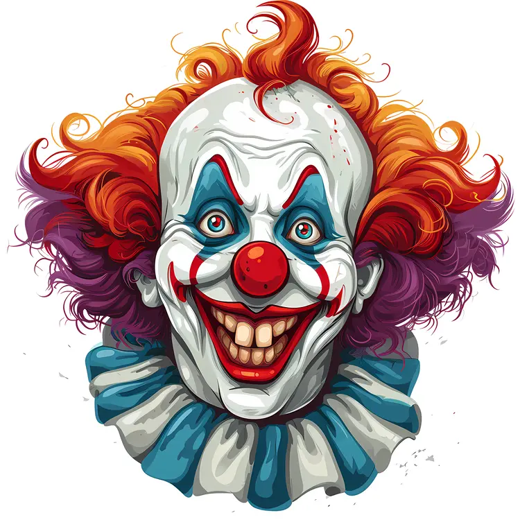 Scary Clown Character