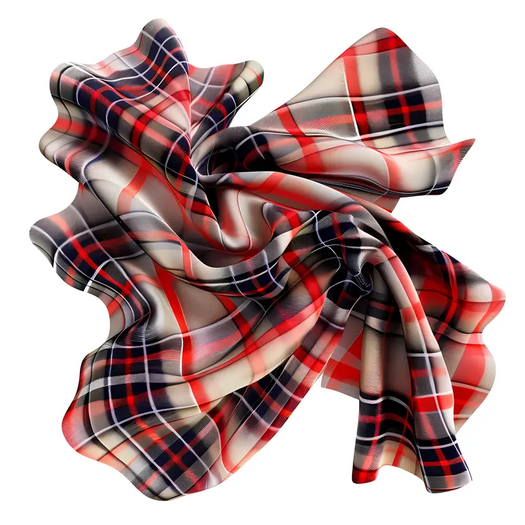 Red Plaid Fabric