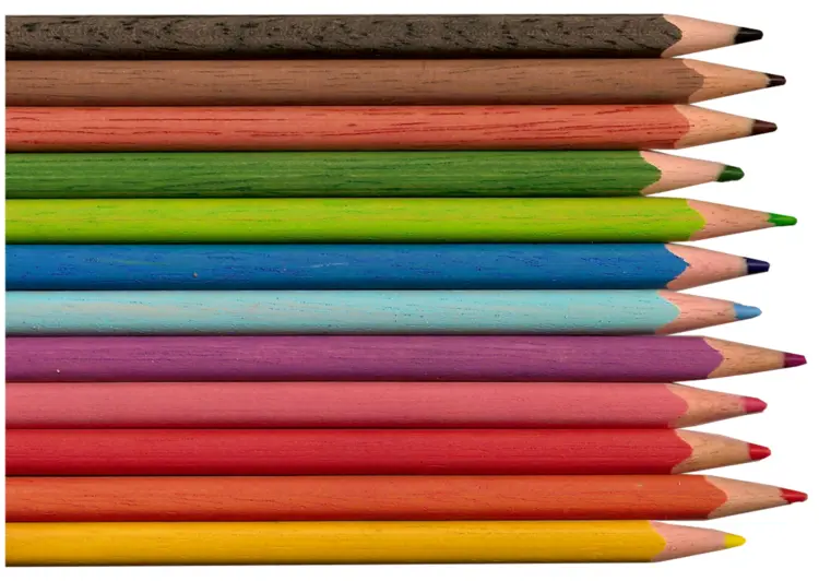 Set of Colored Pencils