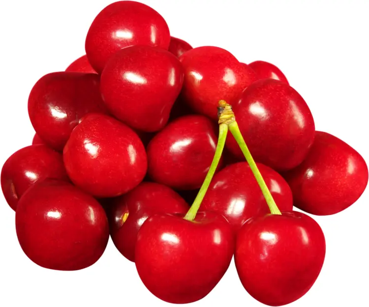 Pile of Fresh Red Cherries