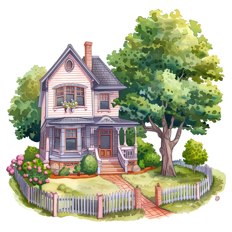 Victorian House with Garden