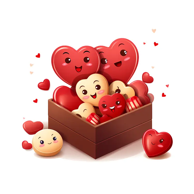 Heart Characters in Box