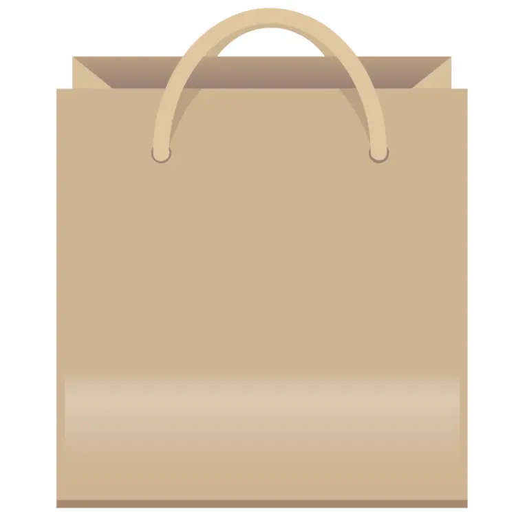 Beige Shopping Bag
