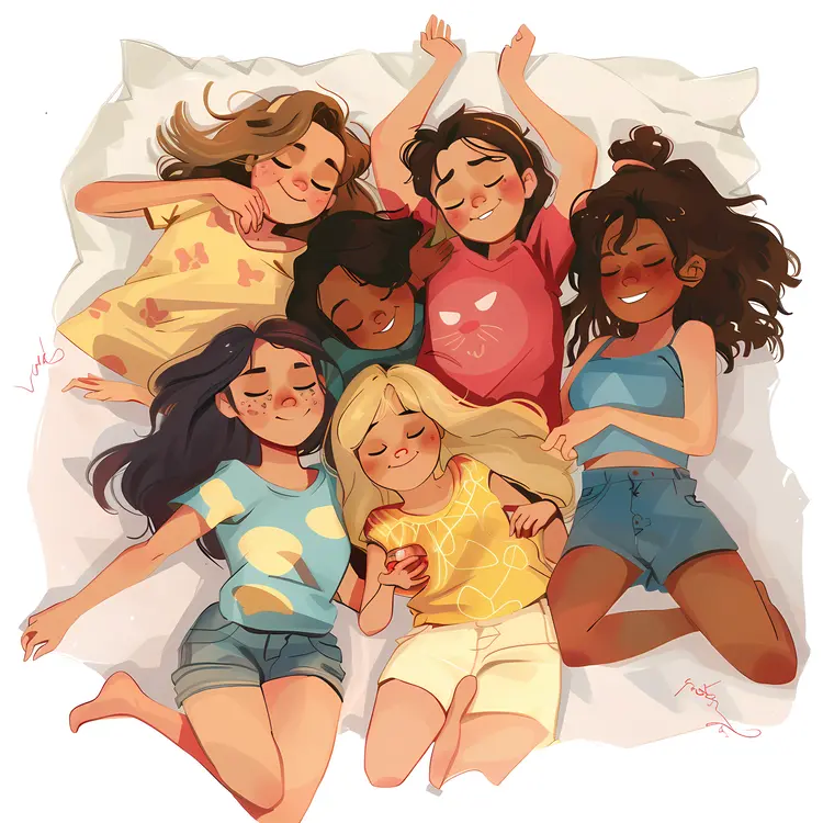 Friends Sleeping Together