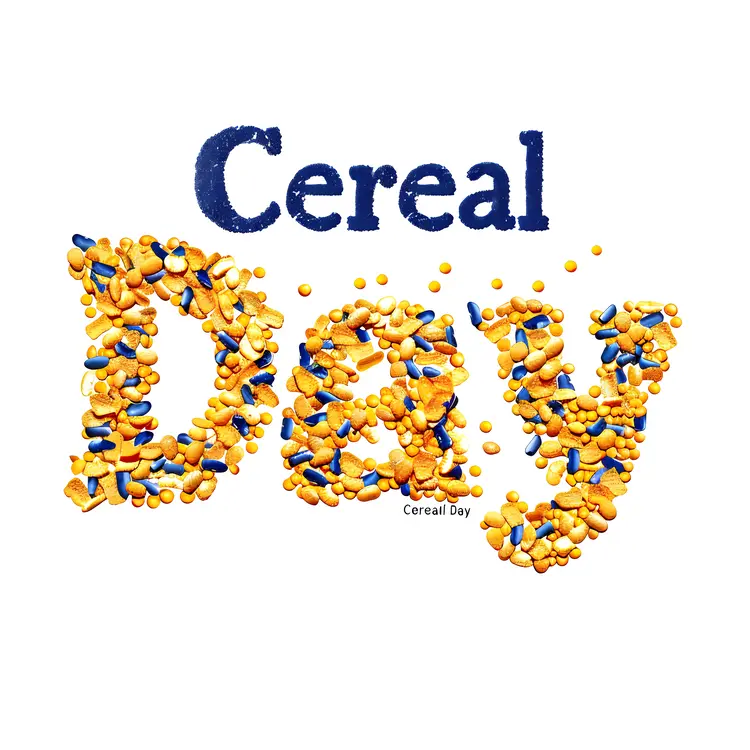 Cereal Day Celebration with Colorful Grains