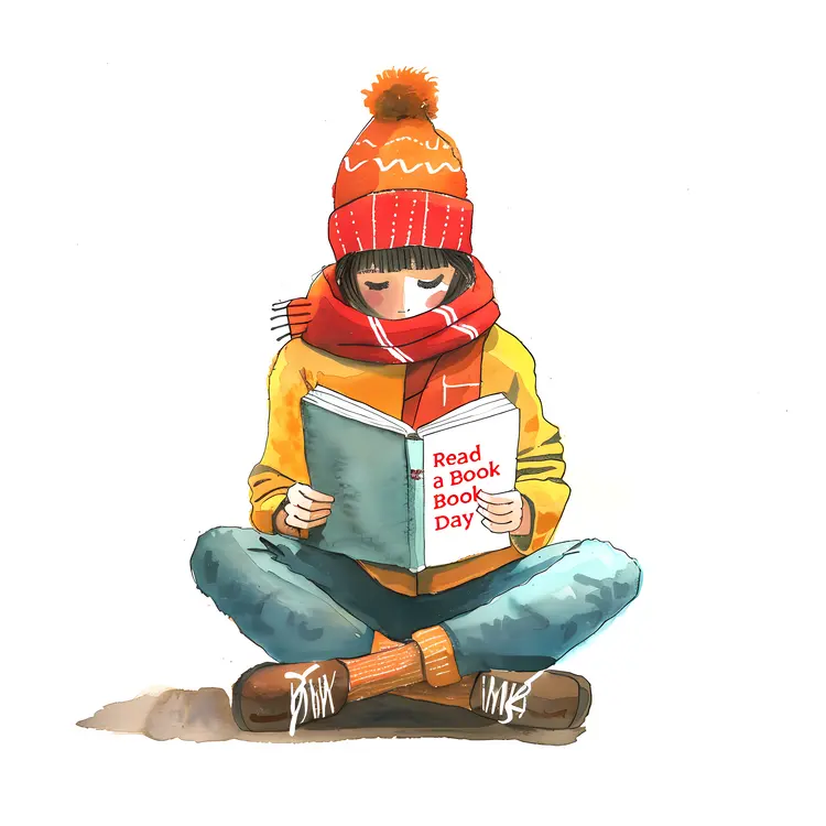 Girl Reading a Book