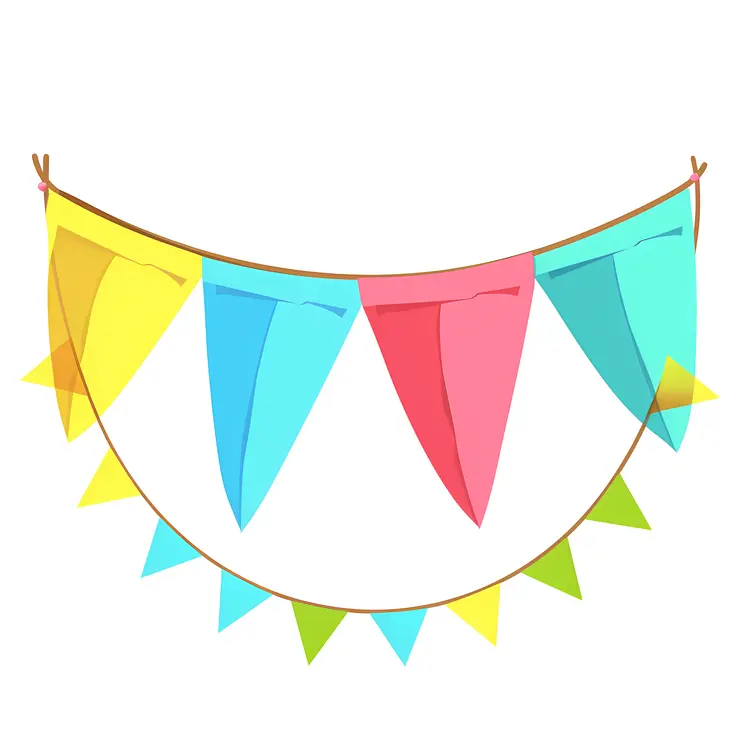 Colorful Banners for Festive Decoration