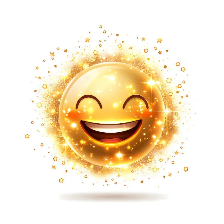 Radiant Golden Emoji