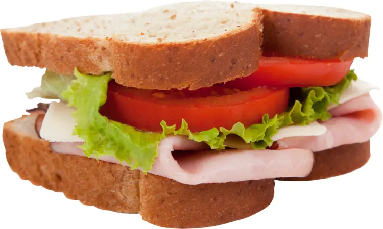 Fresh Ham and Cheese Sandwich