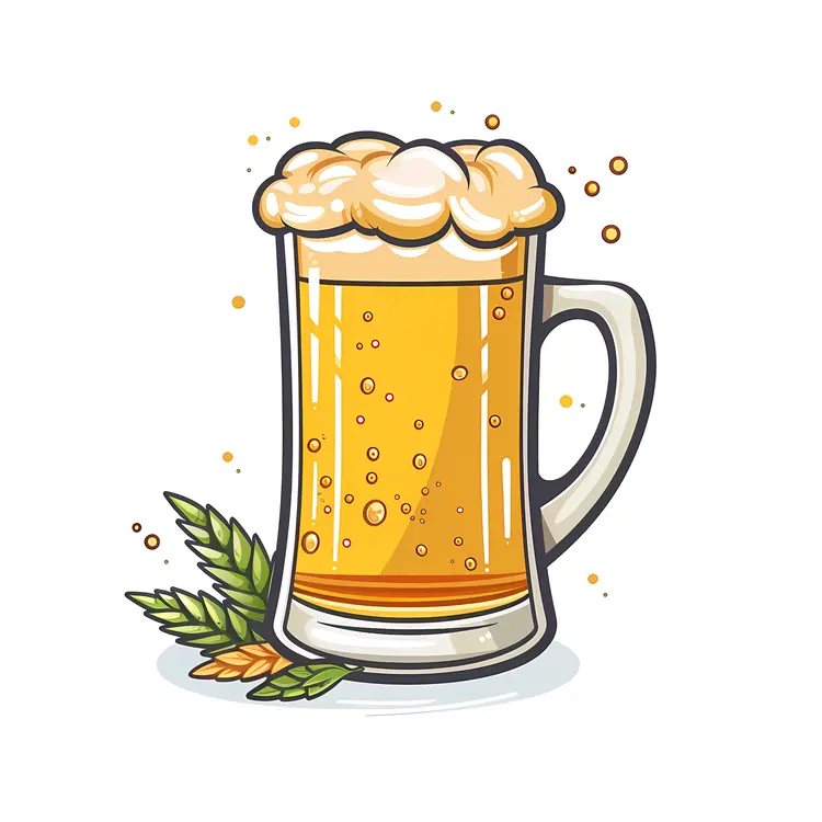 Frothy Beer Mug