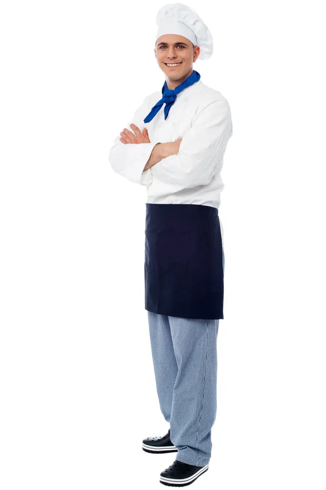 Full Body Chef with Arms Crossed