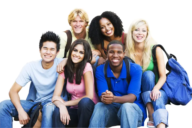 Group of Happy Students