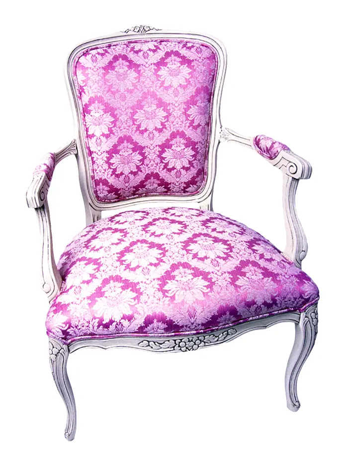 Elegant Pink Vintage Chair