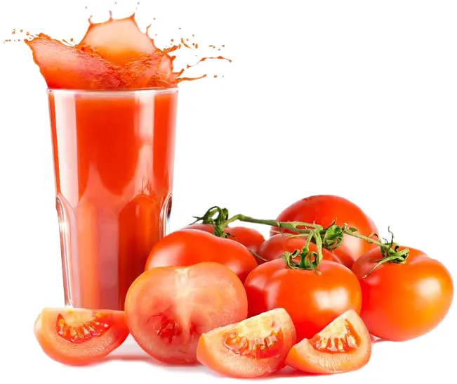 Fresh Tomato Juice in a Glass
