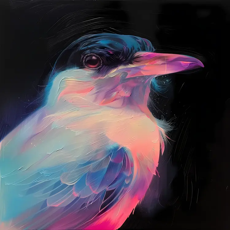 Colorful Artistic Bird Illustration