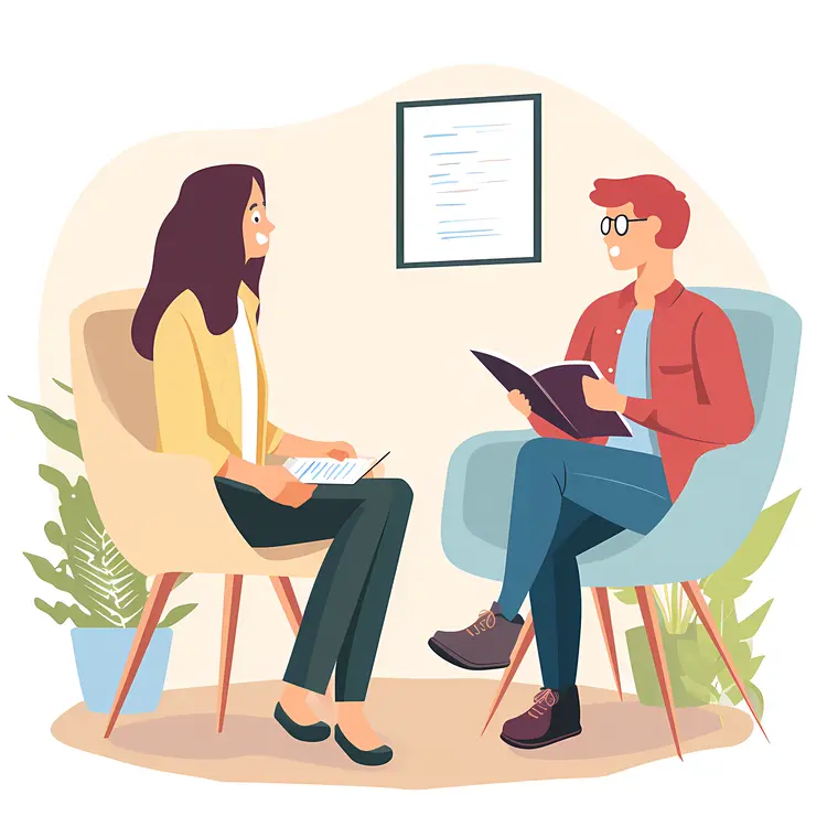 Therapist and Patient in Session