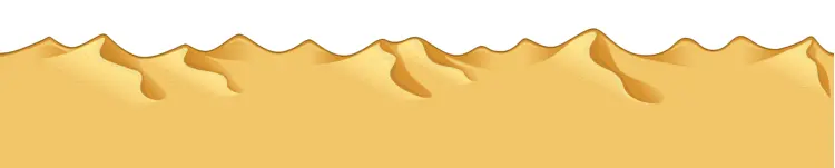 Desert Sand Dunes Illustration