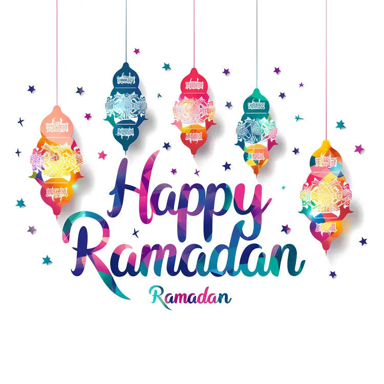 Starry Lanterns for Happy Ramadan