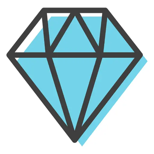 Blue Diamond Icon