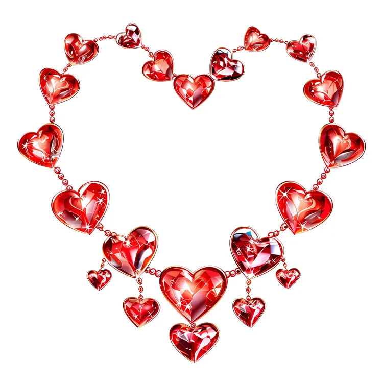 Red Heart Necklace