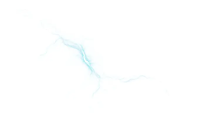 Faint Blue Lightning Illustration