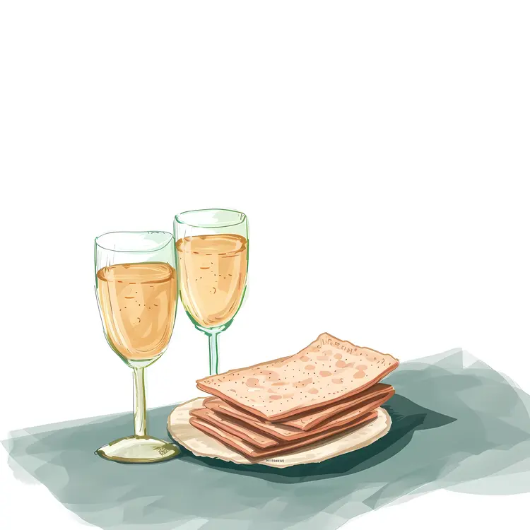 Simple Wine and Crackers