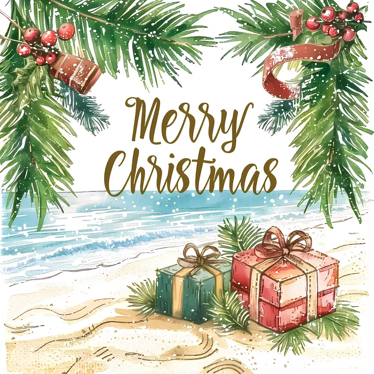 Merry Christmas on the Beach