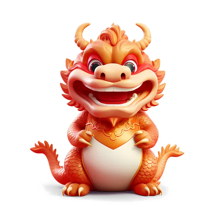 Cute Dragon Illustration