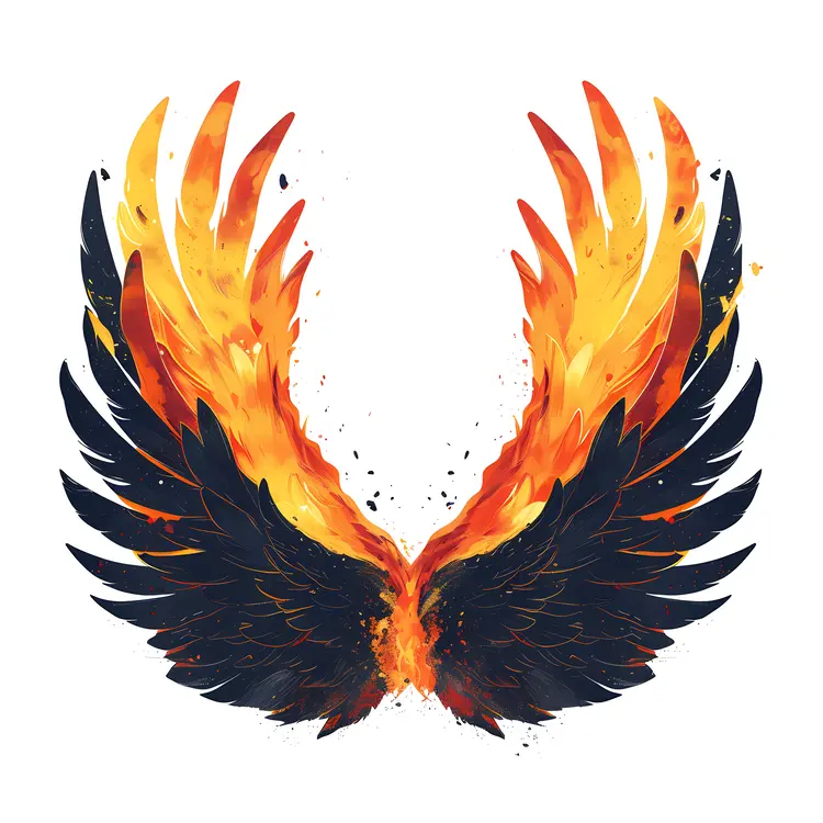 Flaming Feathered Wings