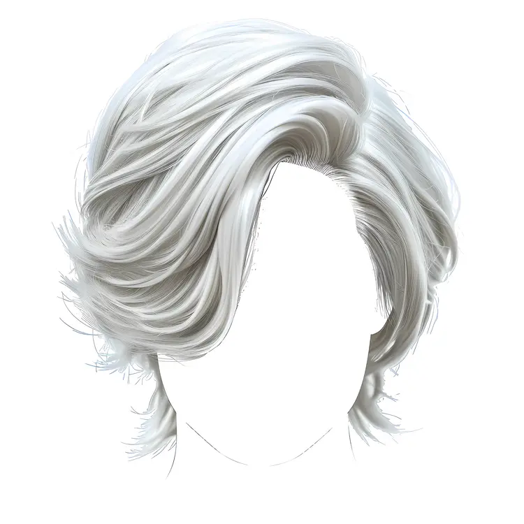 Stylish Silver Hair
