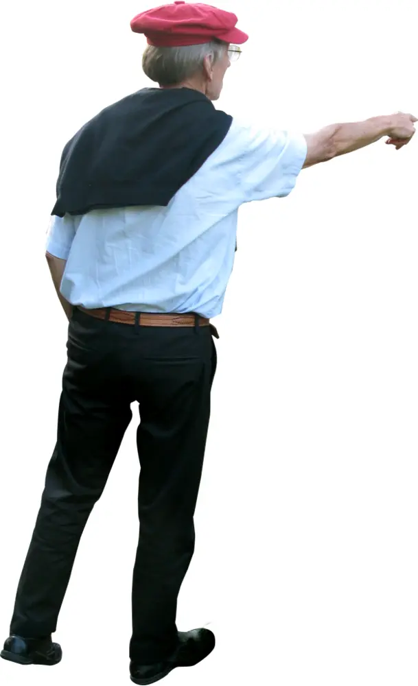 Man Pointing