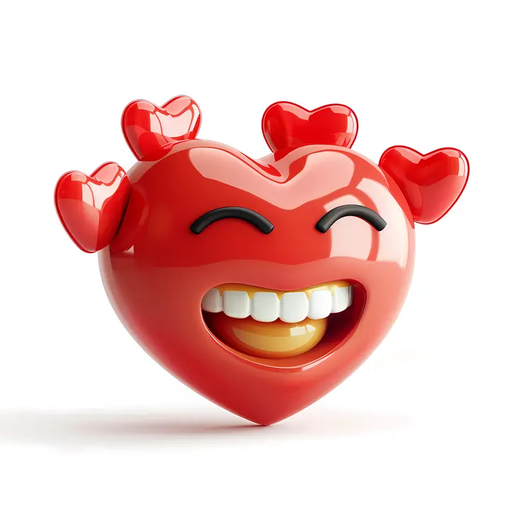 Heart Emoji with Hearts