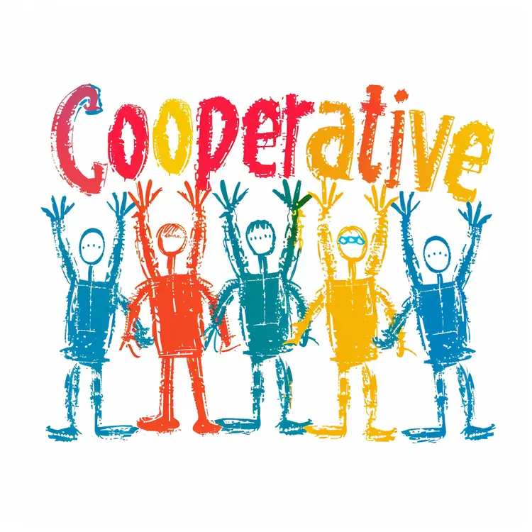 Cooperative Day Illustration