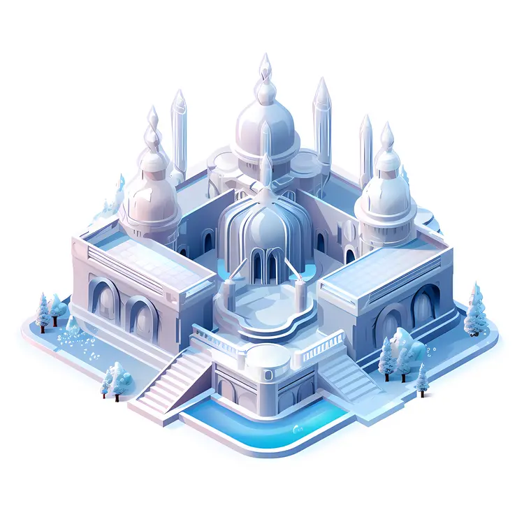 Elegant Ice Castle