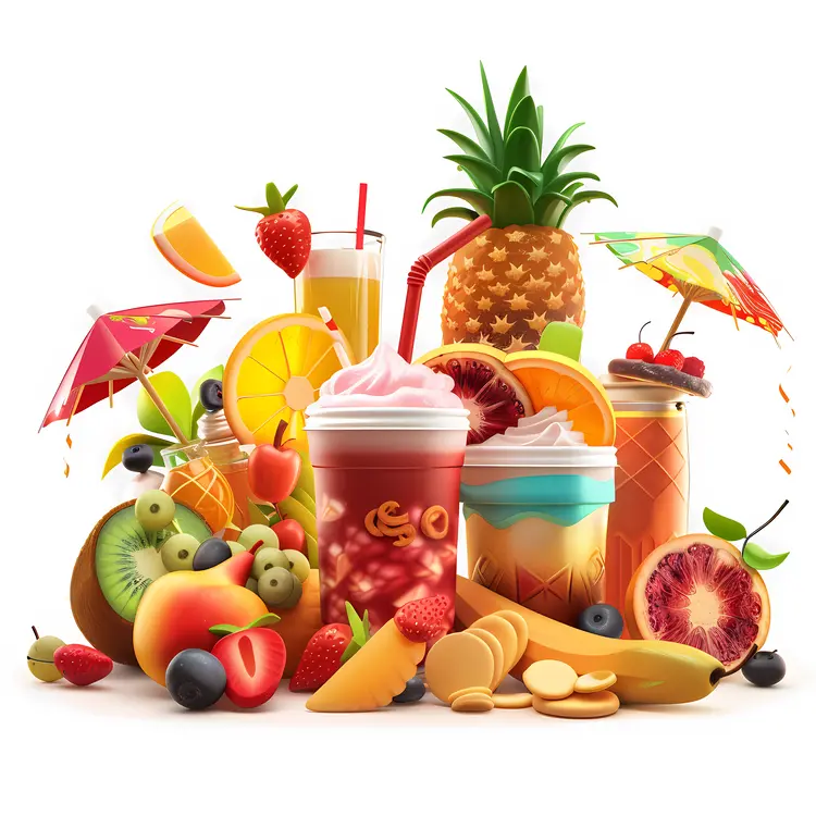 Fresh Fruits and Smoothies