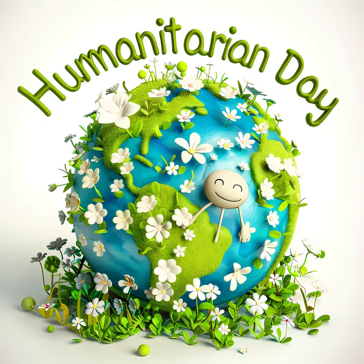 Humanitarian Day Earth Illustration