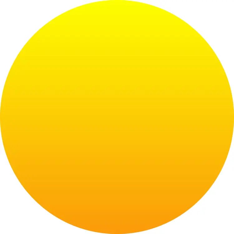Bright Yellow Sun Illustration