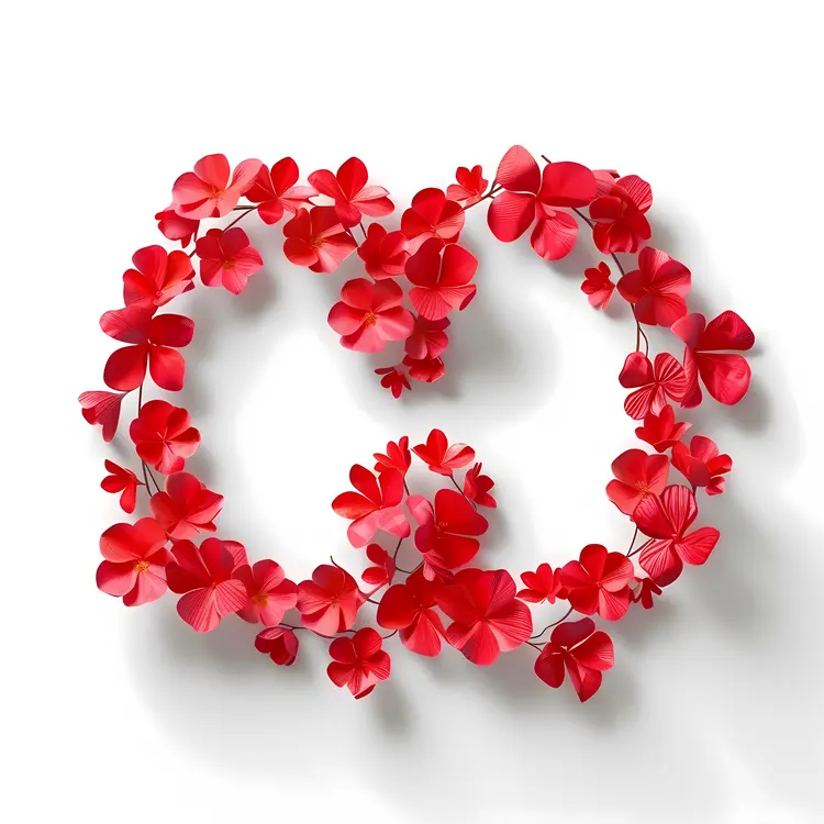 Red Clover Flower Wreath