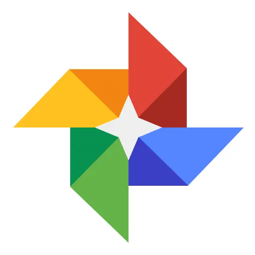Colorful Pinwheel Logo for Google Photos
