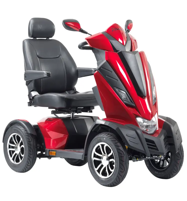 Red Mobility Scooter for Comfortable Ride