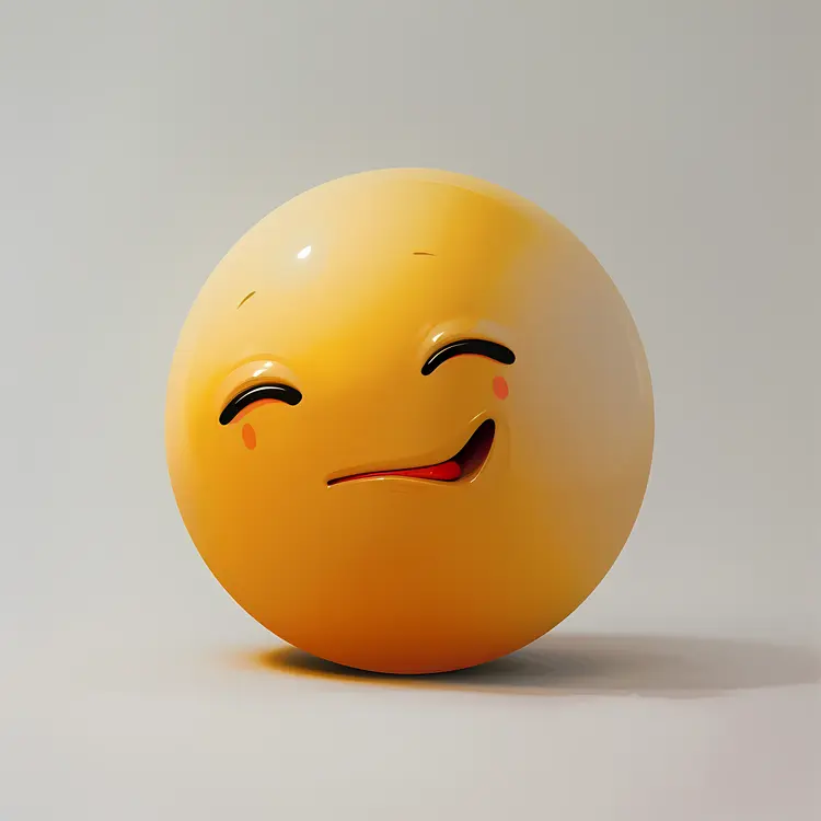 Playful Winking Smiley Face Emoji