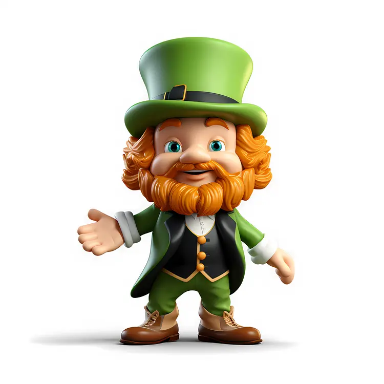 Leprechaun with Green Hat