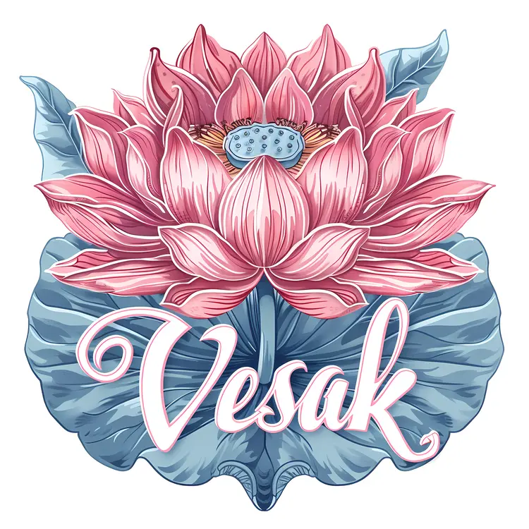 Pink Lotus Flower for Vesak