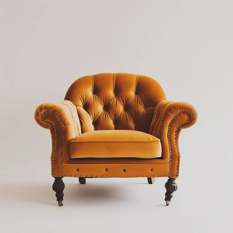 Classic Orange Armchair