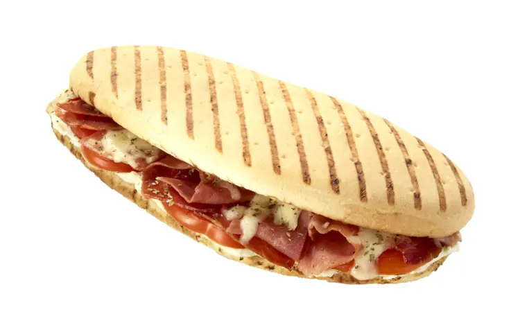 Grilled Sandwich with Ham and Cheese