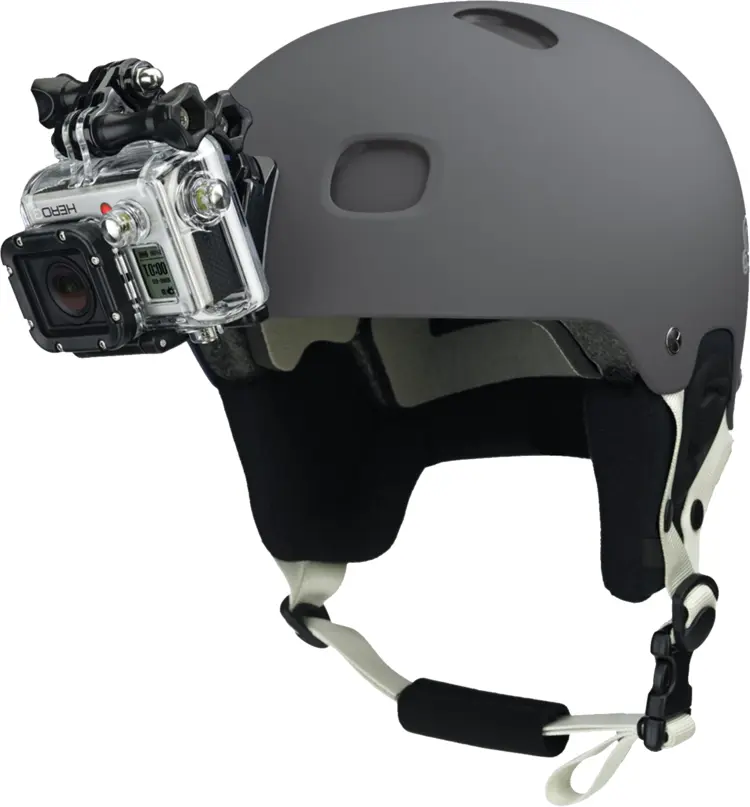 GoPro HERO4 Mounted on Helmet