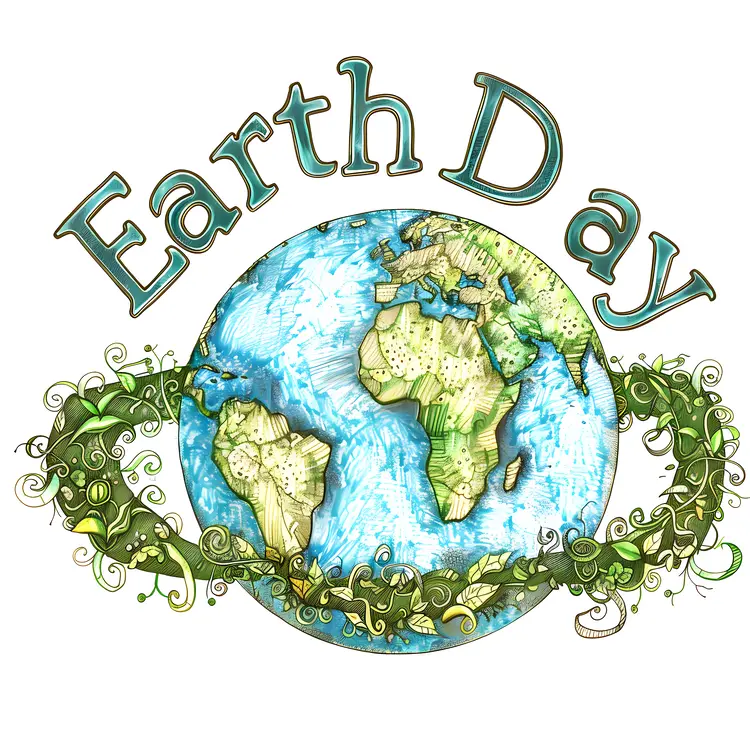 Earth Day with Artistic Earth